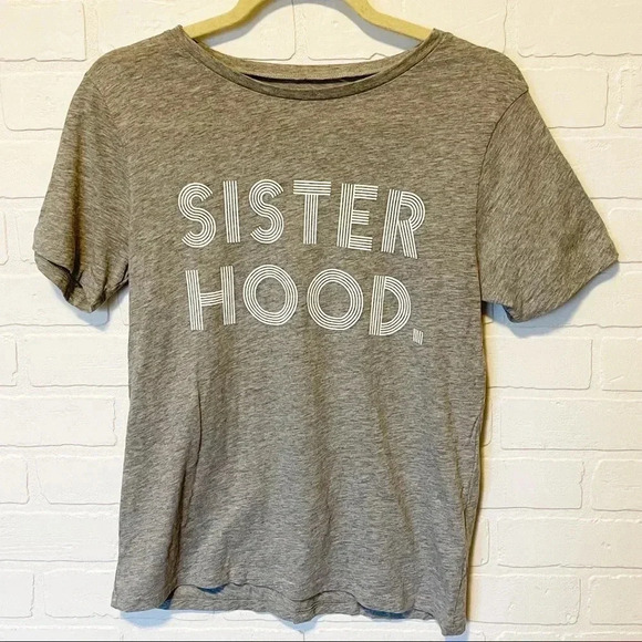 Draper James Grey Sister Hood T Shirt Sz XS - Picture 2 of 5